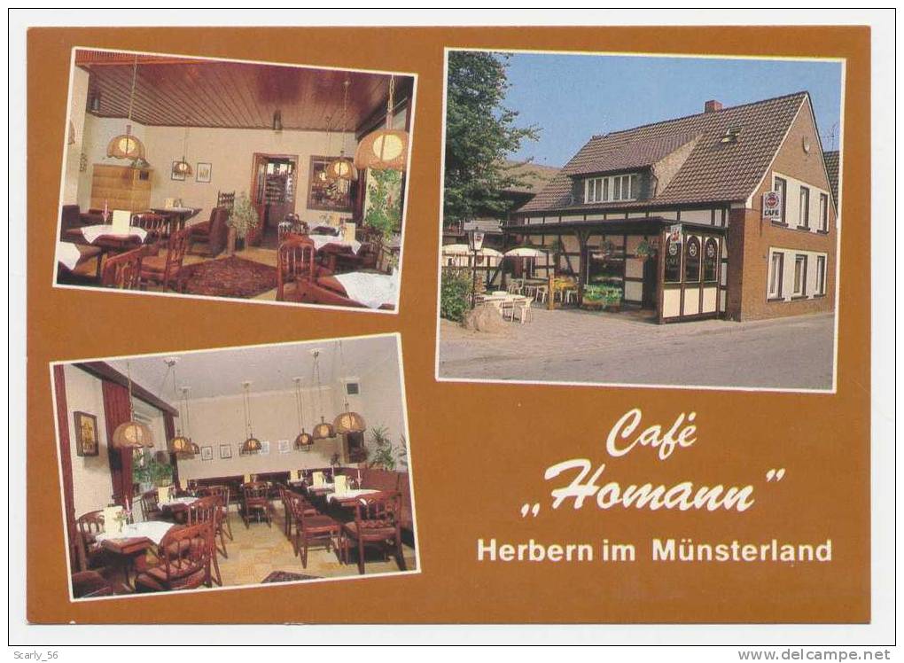 4715 Ascheberg - Herbern - Cafe " Homann " Altenhamstraße 44 / Nähe Schloß Westerwinkel   !! ( 418 ) - Ascheberg