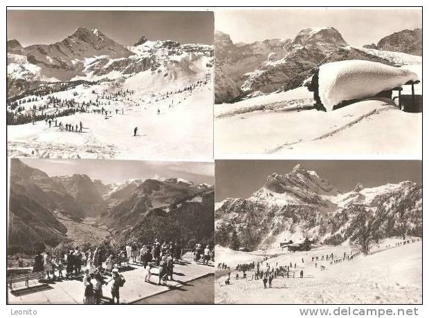 Braunwald 4 Grossformat-Ansichtskarten Von Ca. 1960 - Braunwald