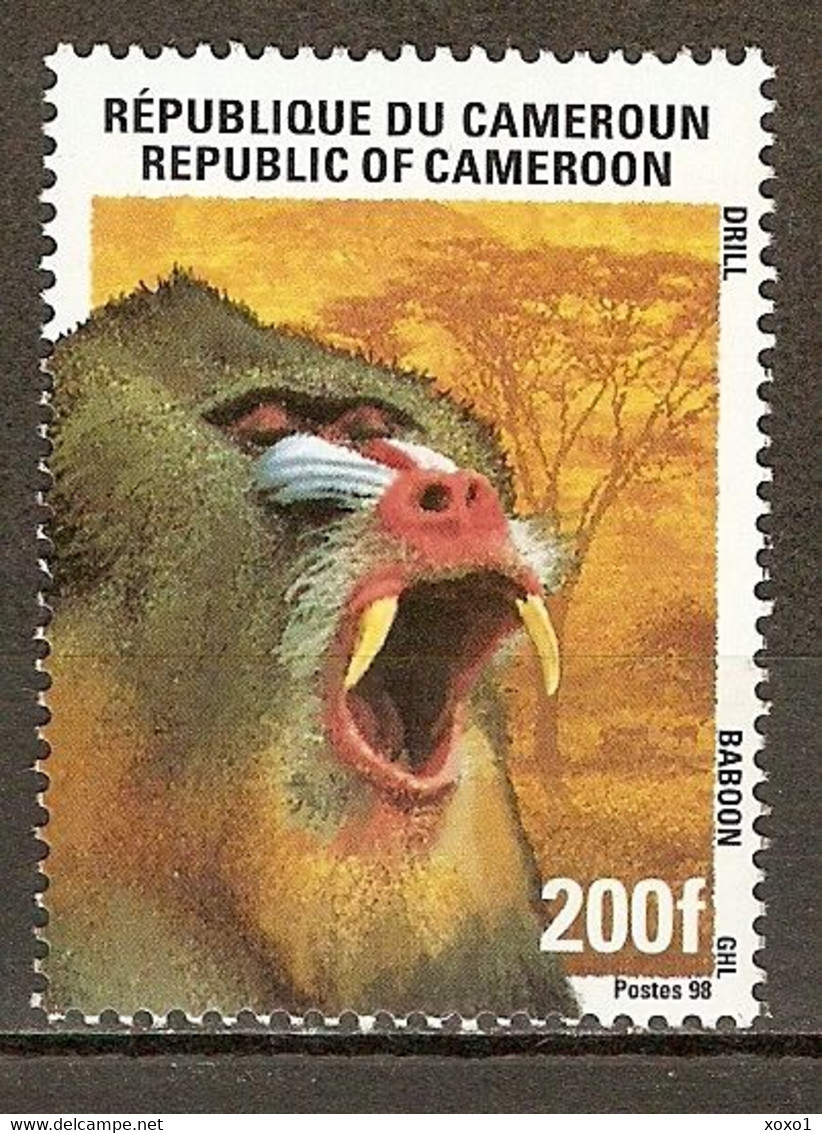 Cameroon 1998 MiNr. 1230  Kamerun Monkey The Drill 1v MNH** 30.00 € - Affen