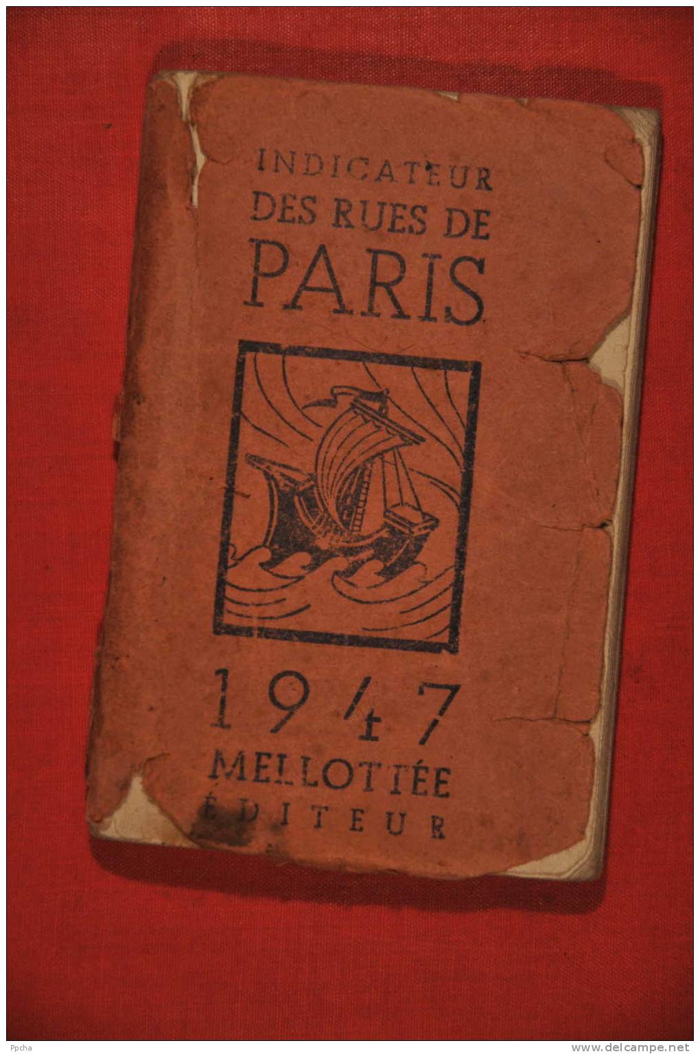 PARIS Plan Carte Rues 1947 / Street Map  / Strassen Plan/ Mapa De Calles / Pianta De Citta Parigi - Europa