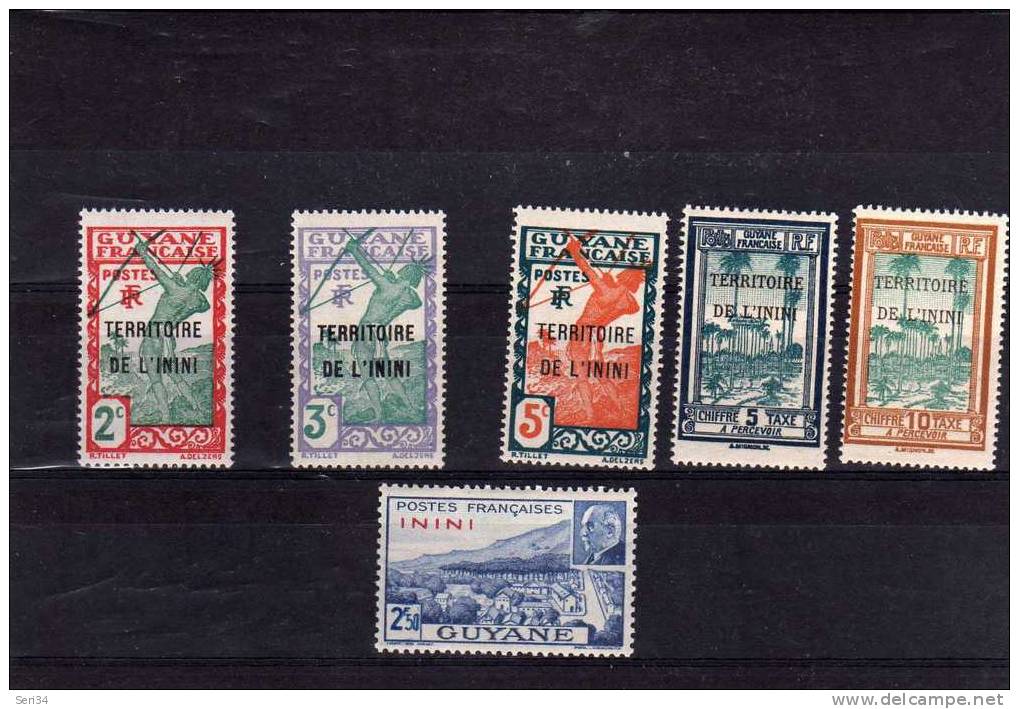 ININI   :lot De Timbres Neufs :Y&T : **: - Autres & Non Classés