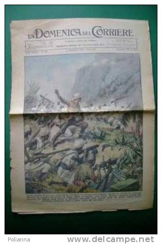 DC004# COPERTINA-LA DOMENICA DEL CORRIERE 1935-Ill.BELTRAME/GUERRA In ERITREA/TRUPPE Di VOLONTARI DANCALI E ASCARI - Italian