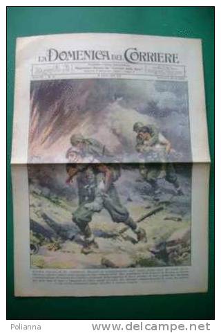 DC051# COPERTINA-LA DOMENICA DEL CORRIERE 1941/Ill.BELTRAME/SOCCORSO CARABINIERI LEGIONE Di GENOVA/TRAGEDIA GIARDINO ZOO - Italian