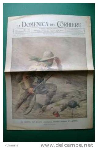 DC106# COPERTINA-LA DOMENICA DEL CORRIERE 1942/Ill. BELTRAME/VEDETTA Nel DESERTO CIRENAICO/ITALIANI Nel DONEZ - Italien