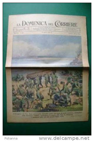 DC122# COPERTINA-LA DOMENICA DEL CORRIERE 1942/Ill. BELTRAME/BERSAGLIERI DIVISIONE CELERE Sul DON/SENTINELLE MEHARISTE - Italian