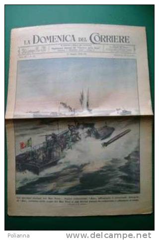 DC143# COPERTINA-LA DOMENICA DEL CORRIERE 1943/Ill.MOLINO/MAS ITALIANI Nel MAR NERO - BABY PARACADUTISTI In GIAPPONE - Italien