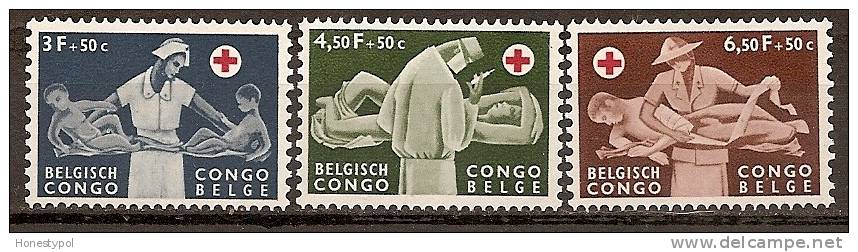 Congo Belge - 1957 - Postfris - Volledige Reeks - 341-343 - ** - Neufs