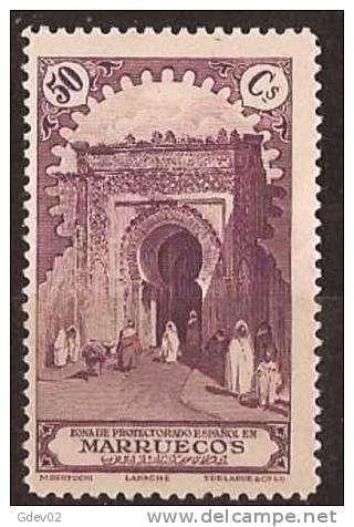 MA114-A917-CG.Maroc.Maroc Co    MARRUECOS ESPAÑOL PAISAJES Y MONUMENTOS 1928  (Ed 114**) Sin Charnela LUJO RARO - Marruecos Español