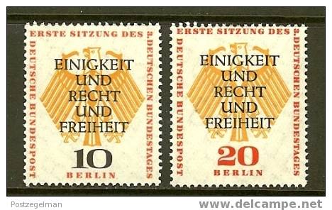 BERLIN 1957 MNH Stamp(s) Unity, Right, Freedom 174-175 #1254 - Ungebraucht