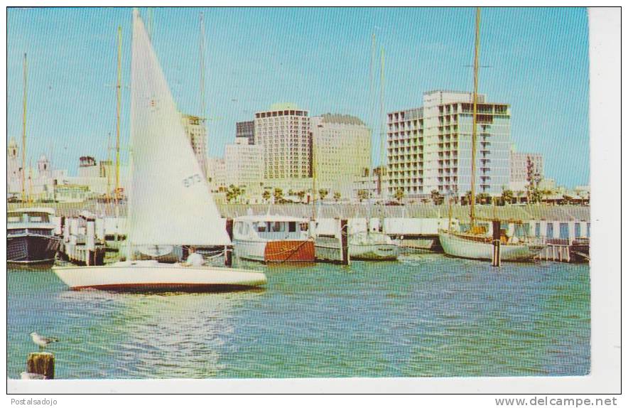 (EUA303) CORPUS CHRISTI. YACHT BASIN - Corpus Christi