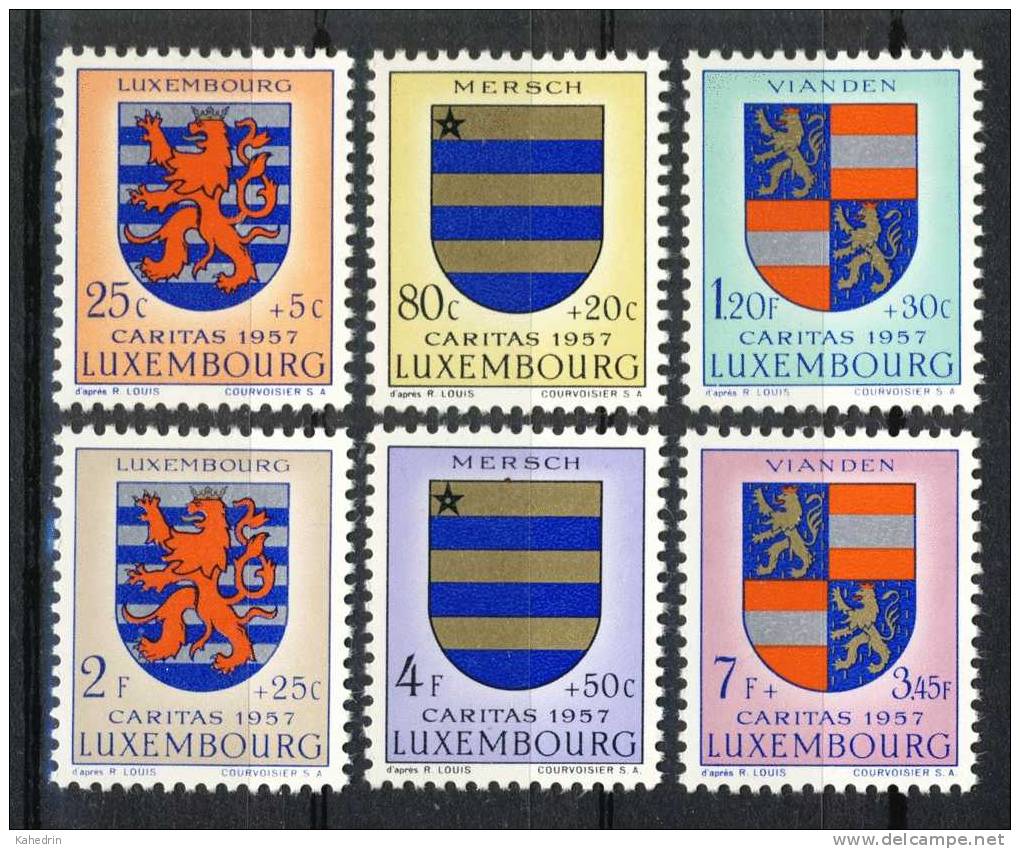 Luxemburg Luxembourg 1957, Coat Of Arms, (** MNH) - Neufs