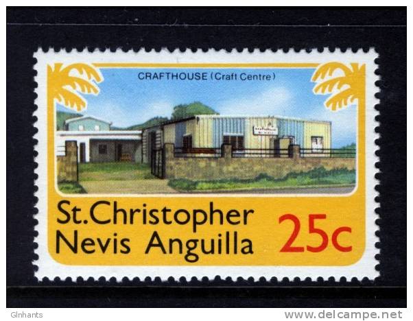 CHRISTOPHER NEVIS ANGUILLA - 1978 25c DEFINITIVE STAMP FINE MNH ** - St.Christopher-Nevis-Anguilla (...-1980)