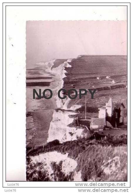 BERNEVAL  Sur MER -  La Falaise En Bordure De La Plage - Berneval