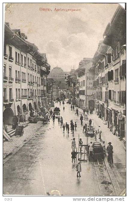 Berne.Aarbergerpasse.19.06.1907 (petit Plis) .Animée - Aarberg