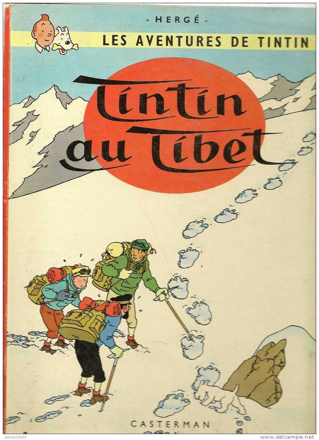 TINTIN - AU TIBET ( HERGE ) B 35 - 1964 - Tintin