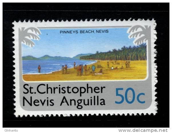 CHRISTOPHER NEVIS ANGUILLA - 1978 50c DEFINITIVE STAMP FINE MNH ** - St.Cristopher-Nevis & Anguilla (...-1980)