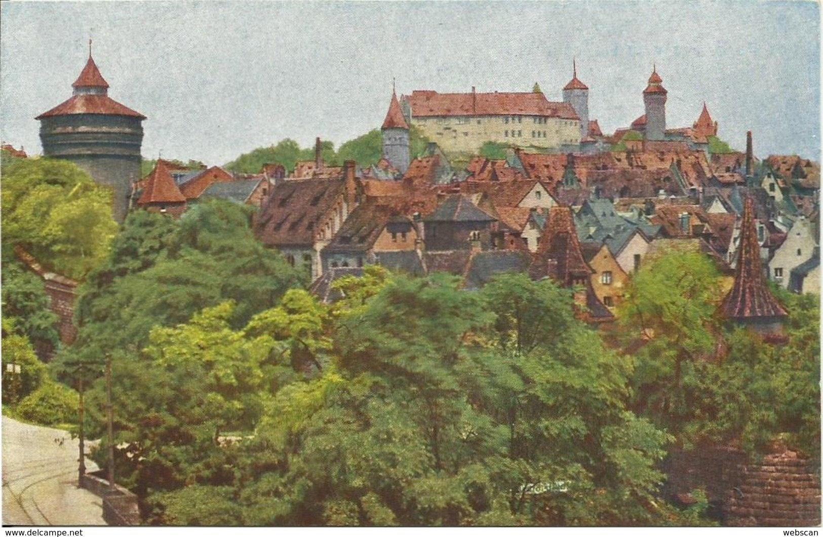 AK Nürnberg Panorama Lumière Farbfoto Hildenbrand #134 - Nuernberg