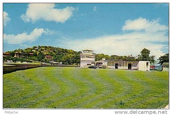 St. Lucia Sainte-Lucie Antilles West Indies - Airport Aéroport - Circulée En 1970  - 2 Scans - Saint Lucia