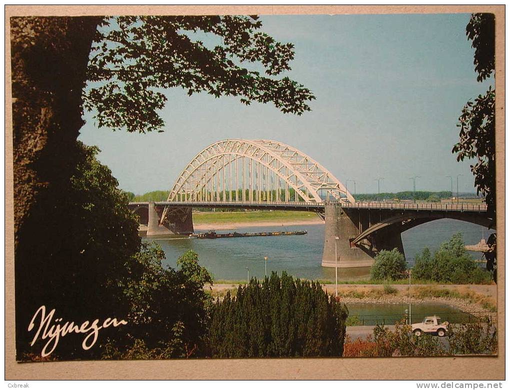 Nijmegen, Gezicht Op De Waalbrug, Brücke Bridge Pont - Nijmegen