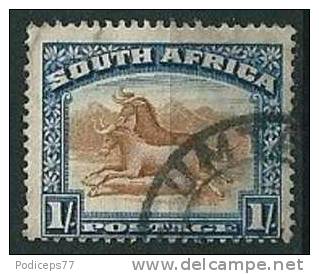 Südafrika 1927  Streifengnu  (I. Ausführung) 1 Sh (engl.)  Mi-Nr.35 Gestempelt / Used - Altri & Non Classificati