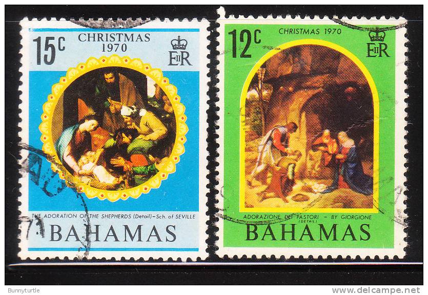 Bahamas 1970 Christmas 2v Used - Bahamas (1973-...)