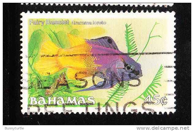 Bahamas 1986-87 Fairy Basslet Fish 45c Used - Bahama's (1973-...)