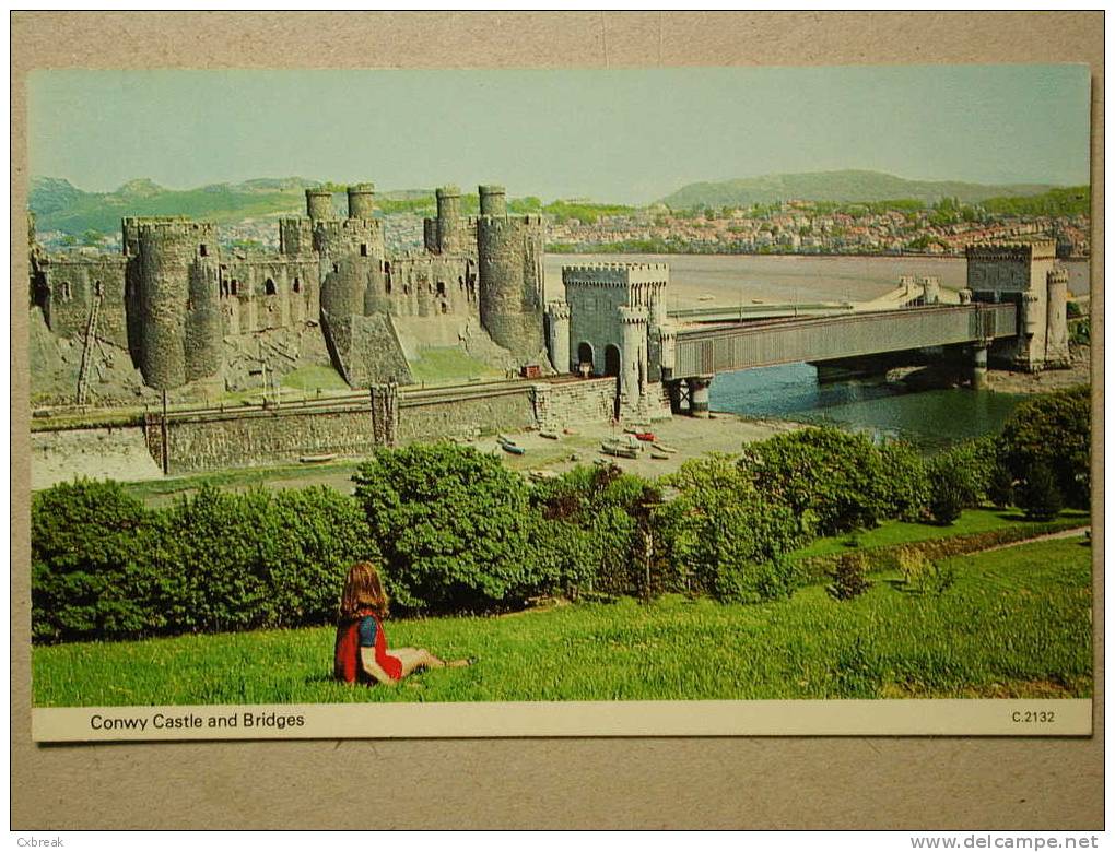 Conwy Castle And Bridges, Brücke Bridge Pont - Autres & Non Classés