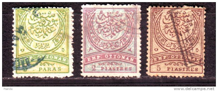 1888Turky SC# A7 Lot - 1837-1914 Smyrna