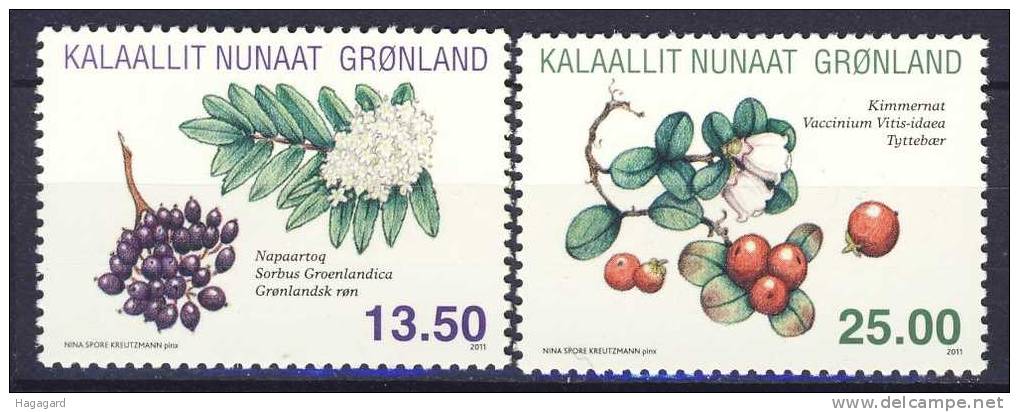 #Greenland 2011. Fruits. MNH(**) - Unused Stamps