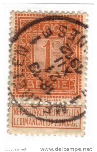 Nr 108 Mechelen - 1912 Pellens