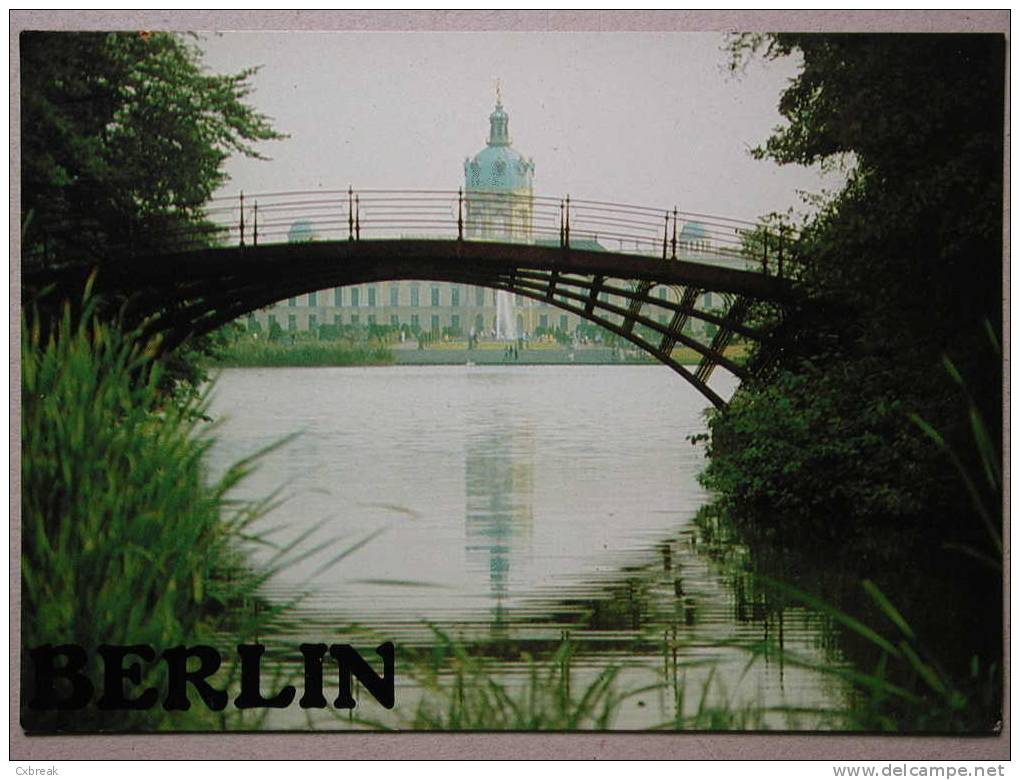 Berlin, Schloß Charlottenburg, Brücke Bridge Pont - Charlottenburg
