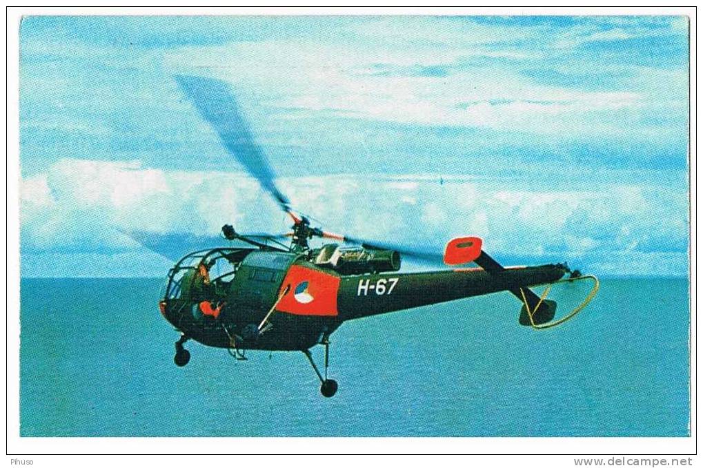 HELICOPTER-4 : SUD AVATION ALOUETTE-II - Hubschrauber