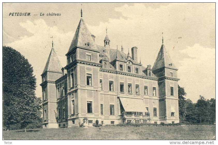 Petegem / Peteghem - Le Château -1911 ( Verso Zien ) - Wortegem-Petegem