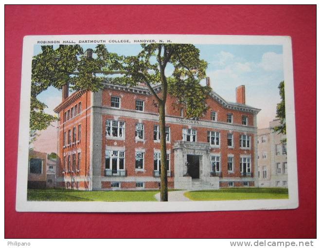 Hanover NH --- Robinson Hall  Dartmouth College      1950 Cancel   ---------(Ref  114} - Other & Unclassified