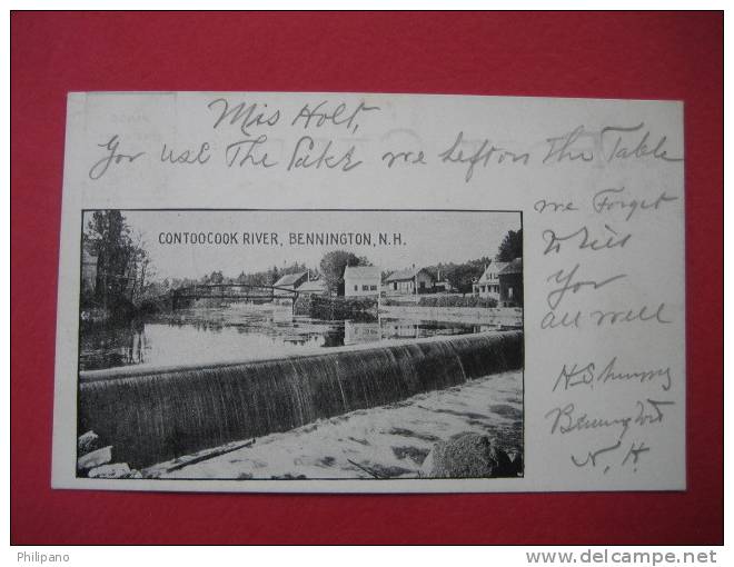 Bennington NH  Contoocook River   1906 Cancel      ---------(Ref  114} - Autres & Non Classés