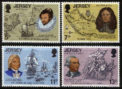 JERSEY 1976 Serie MNH American Bicent 149-152#4230 - Jersey