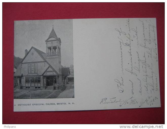 Bristol NH  Methodist Church    Circa 1910    ---       ---------(Ref  114} - Autres & Non Classés