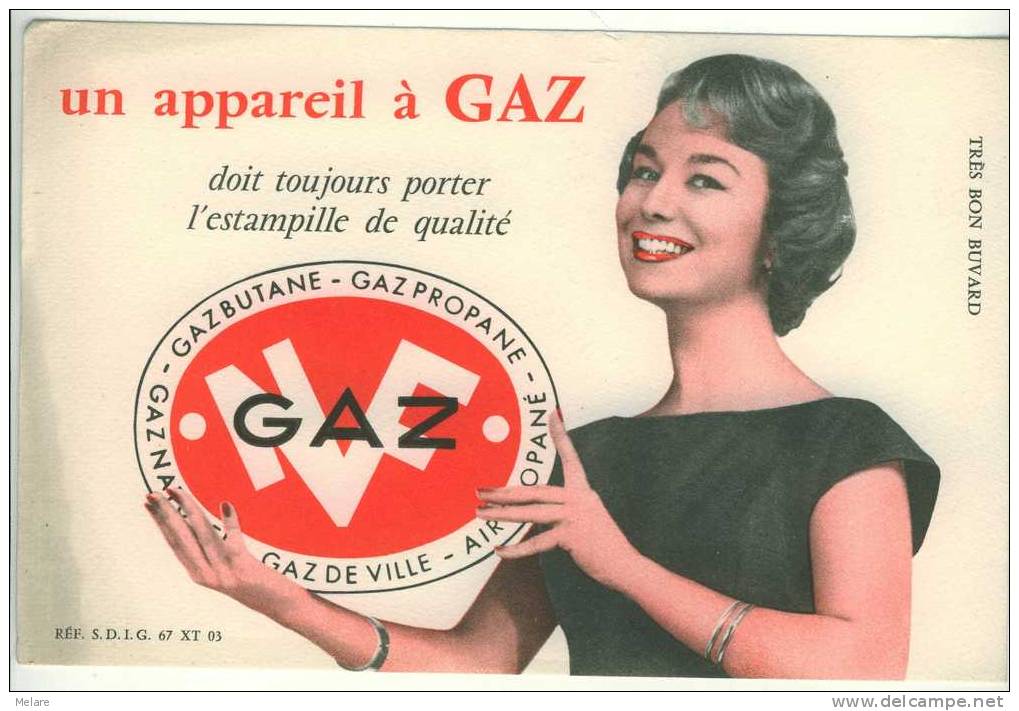 Buvard Appareil Gaz - Electricité & Gaz