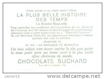 SUCHARD  -    IMAGE N° 431  ** LA PLUS BELLE HISTOIRE DES TEMPS ** - " LA BONNE NOUVELLE  " De 1961 - Suchard