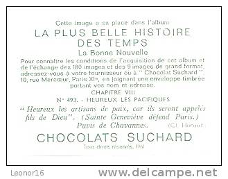 SUCHARD  -   ** IMAGE N° 493 ** LA PLUS BELLE HISTOIRE DES TEMPS - LA BONNE NOUVELLE  " De 1961 - Suchard