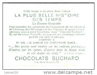 SUCHARD  -    IMAGE N° 510  ** LA PLUS BELLE HISTOIRE DES TEMPS ** - " LA BONNE NOUVELLE  " De 1961 - Suchard