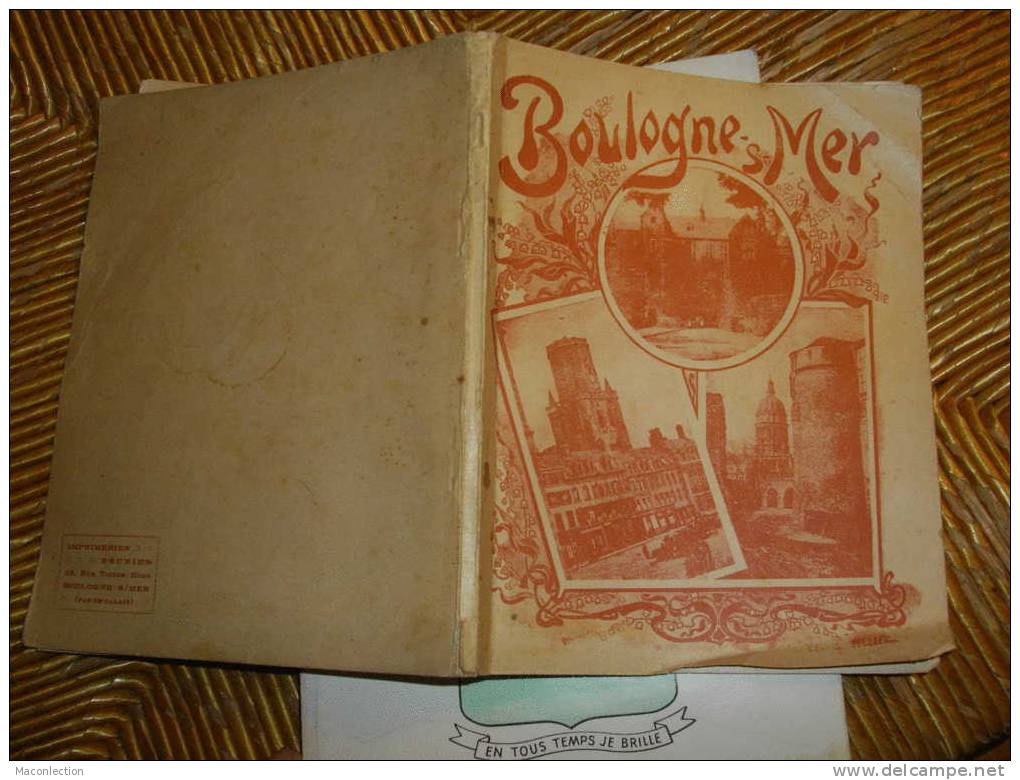 Guide Touristique Boulogne Sur Mer Vers 1915.20 - Picardie - Nord-Pas-de-Calais