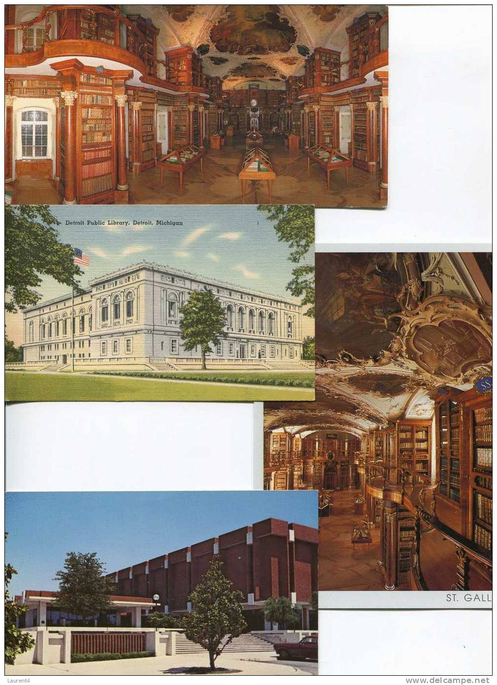 (845) Library Postcards - Carte De Bibliothèque - Bibliothèques