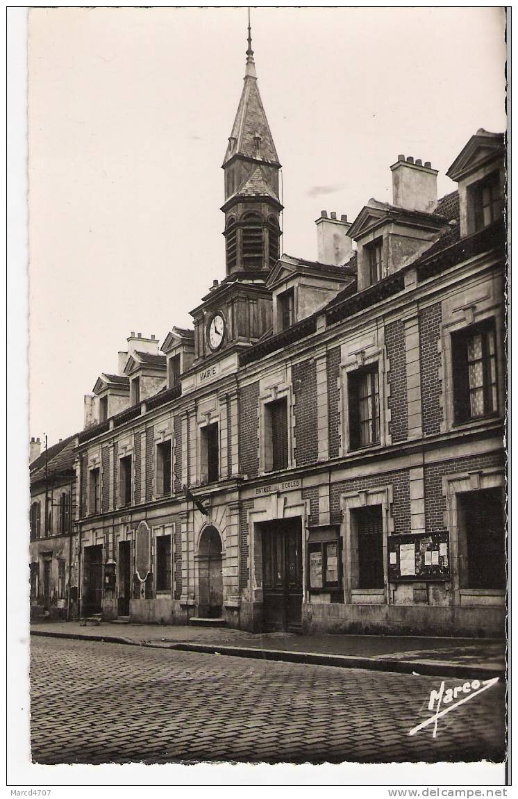 VILLEPARISIS 77 La Mairie Editions Marco 1951 Carte Dentelée Véritable Photo - Villeparisis