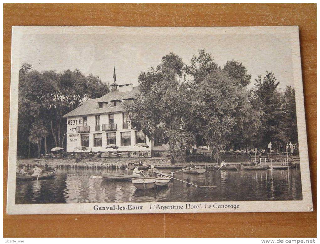 Genval Les Eaux - L'Argentine Hôtel / Le Canotage / Anno 1932 ( Zie Foto Details ) !! - Rixensart