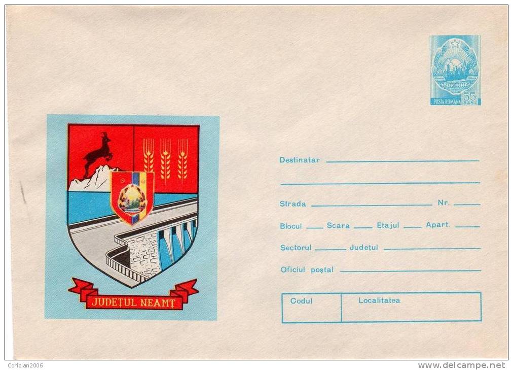 Romania / Postal Stationery / Neamt - Enveloppes