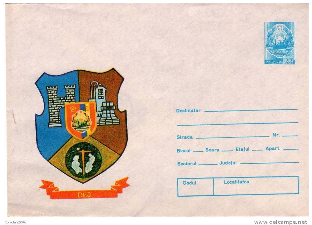 Romania / Postal Stationery / Dej - Enveloppes