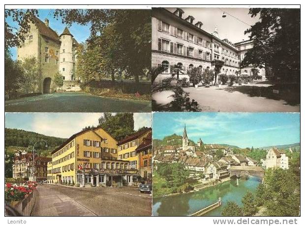 Baden 8 Ansichtskarten Ab Ca. 1960 - Baden