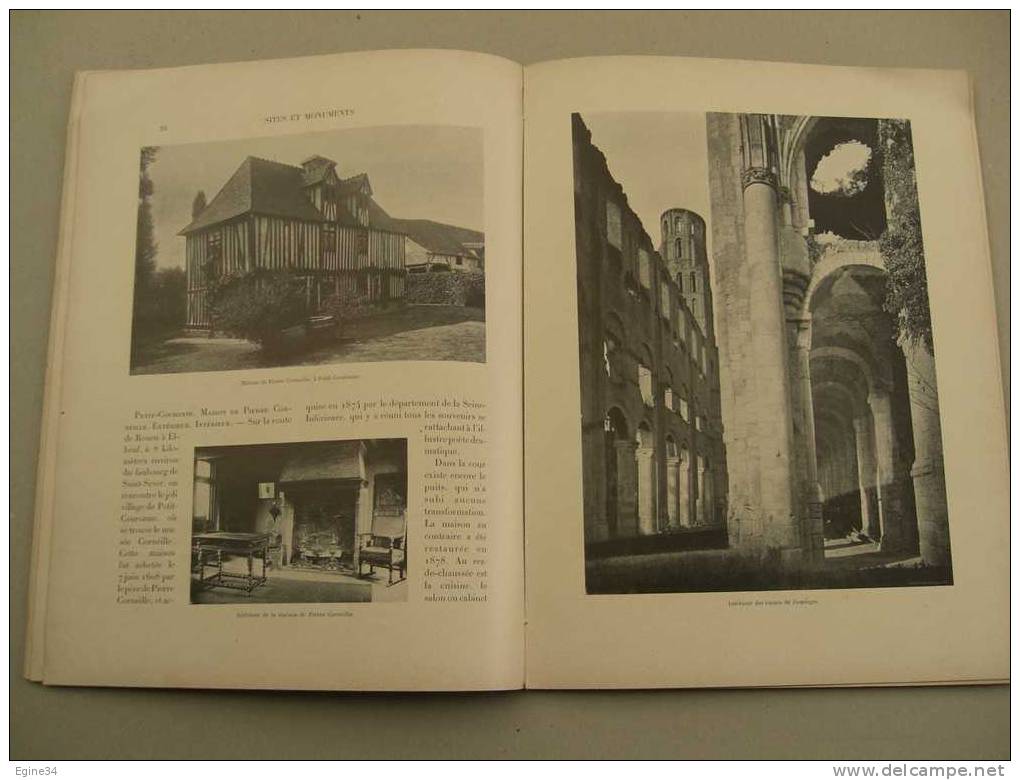 Touring Club De France - 1901 -A LA FRANCE -   SITES Et MONUMENTS - HAUTE NORMANDIE Seine Inférieure - Eure - Normandie