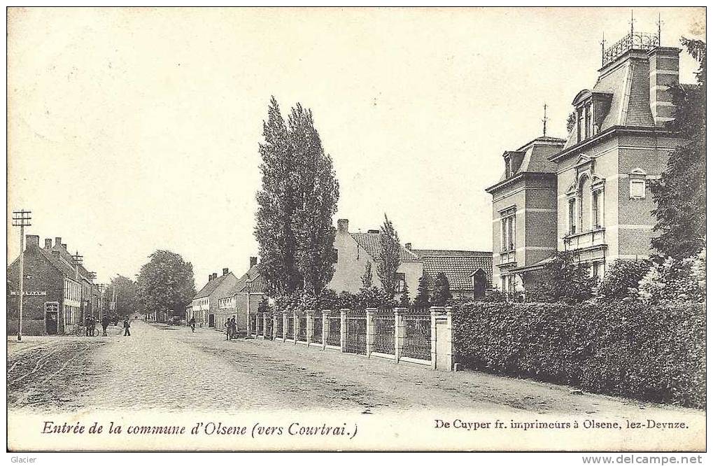 Entrée De La Commune D' OLSENE - Uitg. De Cuyper Frs - Zulte